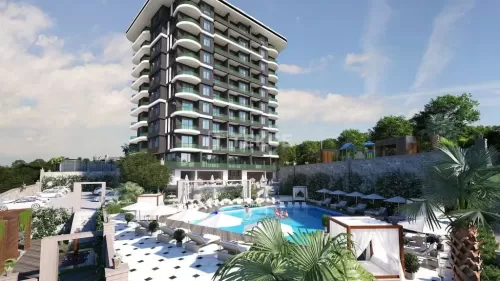 Residential Ready Property 1 Bedroom F/F Apartment  for sale in Alanya , Antalya #54191 - 1  image 