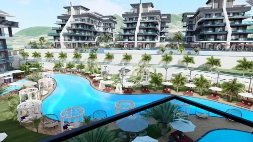 Residential Ready Property 1 Bedroom F/F Apartment  for sale in Alanya , Antalya #54250 - 1  image 