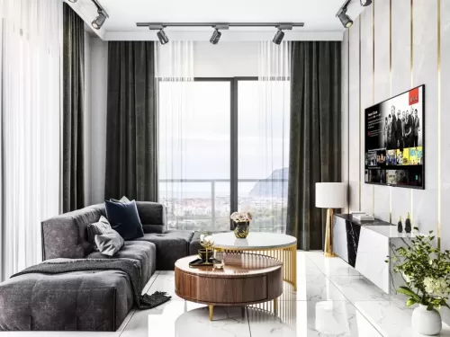 Residential Ready Property 1 Bedroom F/F Apartment  for sale in Alanya , Antalya #54254 - 1  image 