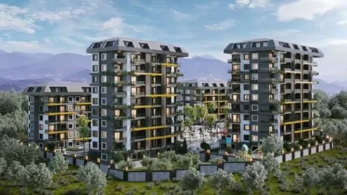 Residential Ready Property 1 Bedroom F/F Apartment  for sale in Alanya , Antalya #54948 - 1  image 
