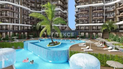 Residential Ready Property 1 Bedroom F/F Apartment  for sale in Alanya , Antalya #55365 - 1  image 