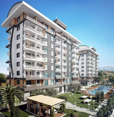 Residential Ready Property 1 Bedroom F/F Penthouse  for sale in Konaklı , Tosmur #57571 - 1  image 