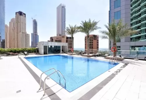 Residential Ready Property 1 Bedroom F/F Apartment  for rent in Dubai Marina , Dubai #58514 - 1  image 