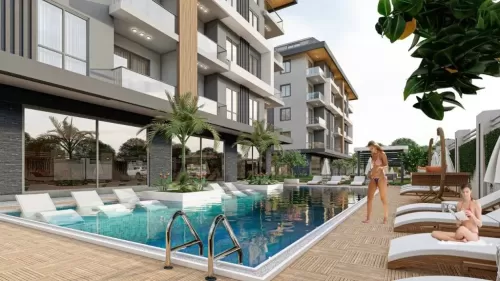 Residential Ready Property 2 Bedrooms F/F Apartment  for sale in Alanya , Antalya #58844 - 1  image 