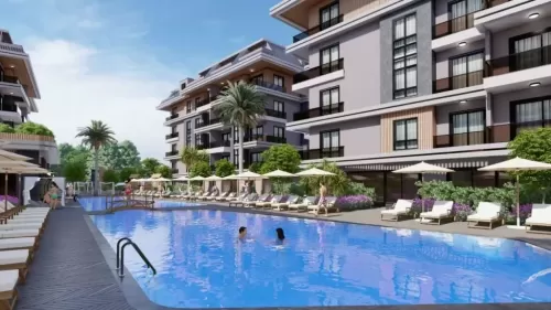 Residential Ready Property 1 Bedroom F/F Apartment  for sale in Alanya , Antalya #58942 - 1  image 