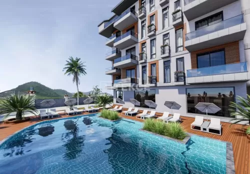 Residential Ready Property 1 Bedroom F/F Apartment  for sale in Alanya , Antalya #59003 - 1  image 