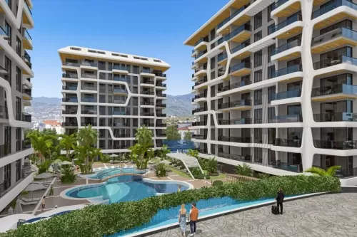 Residential Ready Property 1 Bedroom F/F Apartment  for sale in Alanya , Antalya #59197 - 1  image 