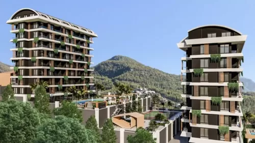 Residential Ready Property 1 Bedroom F/F Apartment  for sale in Alanya , Antalya #59275 - 1  image 