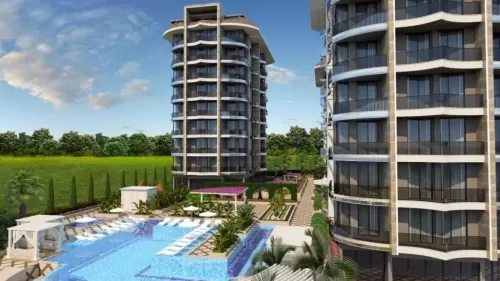 Residential Ready Property 1 Bedroom F/F Apartment  for sale in Alanya , Antalya #59421 - 1  image 