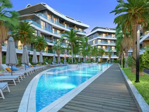 Residential Ready Property 1 Bedroom F/F Apartment  for sale in Alanya , Antalya #59425 - 1  image 