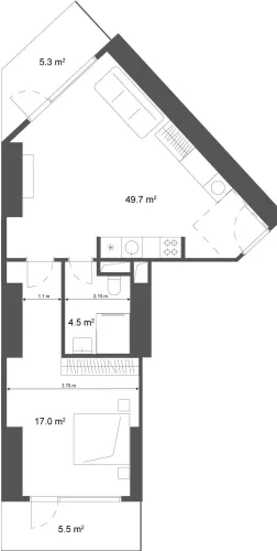 Residential Off Plan 1 Bedroom U/F Hotel Apartments  for sale in Batumi , georgia #60711 - 1  image 
