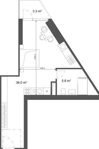 Residential Off Plan Studio U/F Hotel Apartments  for sale in Batumi , georgia #60714 - 1  image 